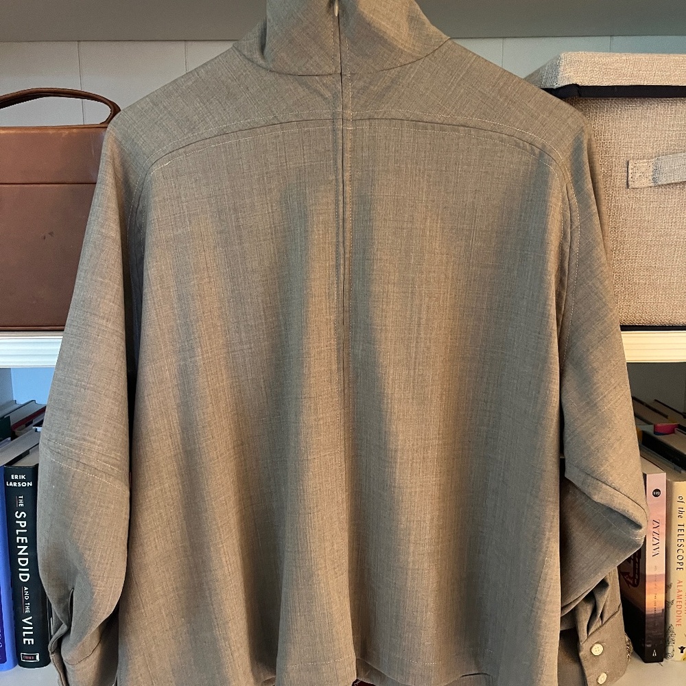 Rachel Comey | Mock Neck Three-Quarter Sleeve Shirt (Size: 2) - Picture 2 of 5